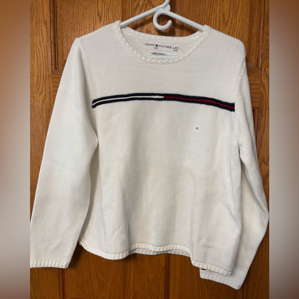 Tommy Hilfiger White Sweater for Women
